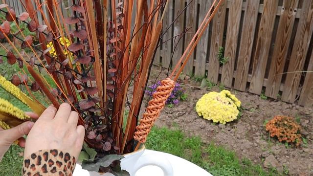 How to Make a Fall Floral Arrangement //Floral Arrangement// Arreglo Floral de Otoño смотреть онлайн