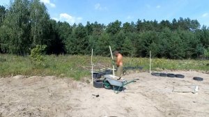 Наш дом 7 (Фундамент из покрышек)