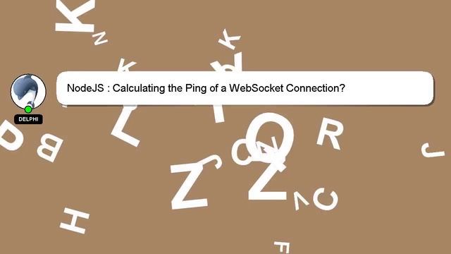 NodeJS : Calculating the Ping of a WebSocket Connection? смотреть онлайн