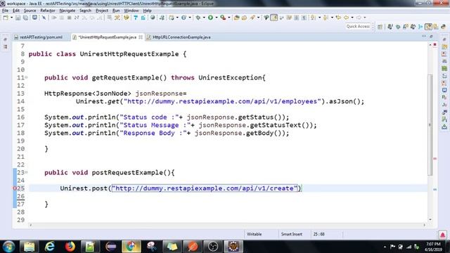 Web services | REST | 10 | Automation using Unirest library | GET, POST, PUT & DELETE | Tamil