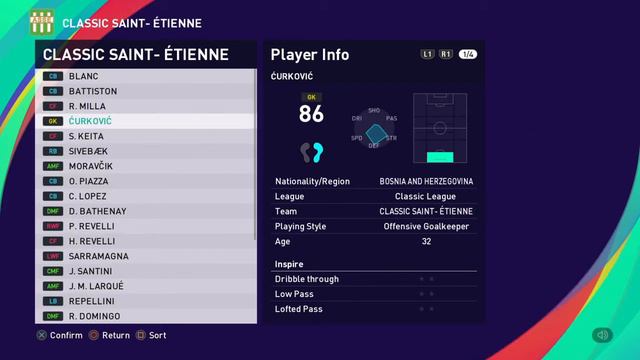 (PS4) PES 2021: Classic Saint Etienne смотреть онлайн