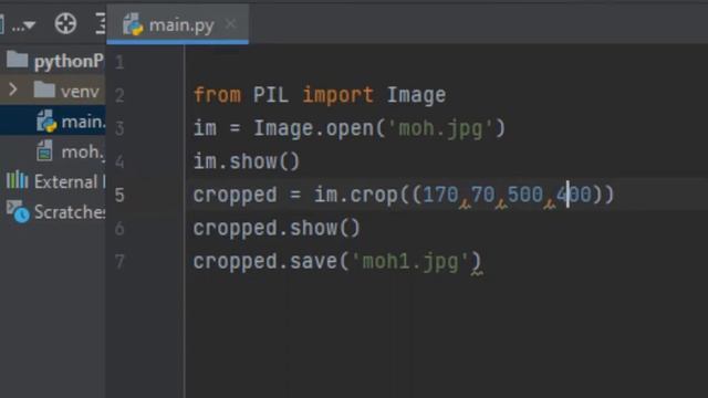 Lesson 29 Cropping images in python كيفيه قص الصور ببايثون