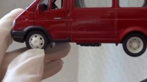 ГАЗ-3221 «ГАЗель» Микроавтобус || Welly || Масштабные модели автомобилей 1:43