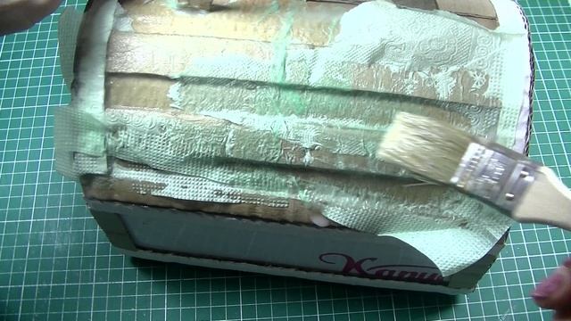 DIY Идея из мусора .Своими руками .Шкатулка из картона. Мусор в дело.Creativ ideas