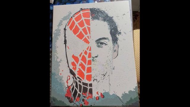 Картина по номерам (Человек Паук) -Тоби Магуайр смотреть онлайн