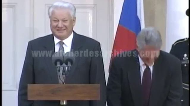 Ельцин и Клинтон. New York, Hyde Park, 23 октября 1995