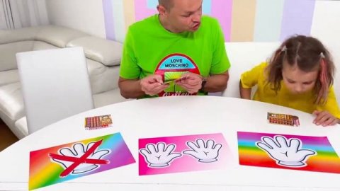 Челлендж без рук с Макс и Катя