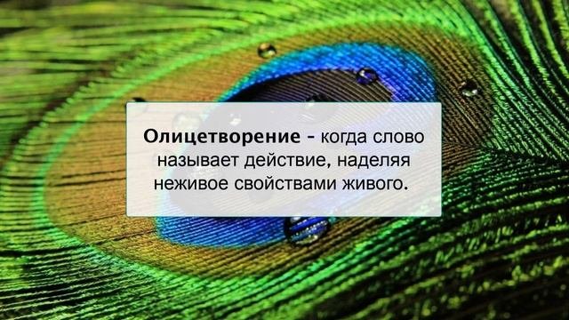 Олицетворение. Литература 5 класс.