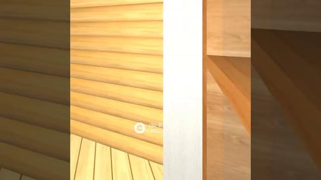 Двухэтажная баня с балконом 7х8 из бревна (Избу-беру, Москва)