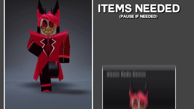HOW TO MAKE ALASTOR FROM HAZBIN HOTEL IN ROBLOX (Avatar Tutorial)