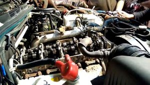 Pajero III 4M41. Как снять форсунки с помощью трубы и какой-то матери