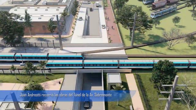 Juan Andreotti recorrió las obras del Túnel de la Av. Sobremonte смотреть онлайн