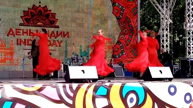 Тангос фламенко Carmen  на фестивале День Индии в Сокольниках