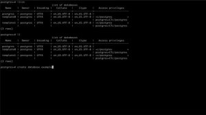 How to List and Create Databases in PostgreSQL