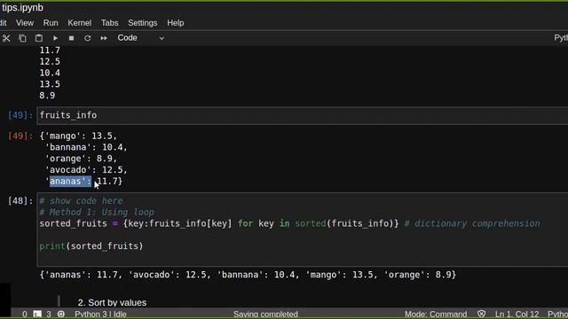 Sort Dictionary by Key and Value in Python