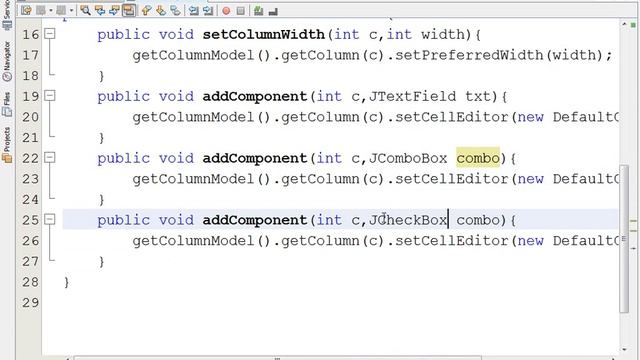 JAVA #30 SH6 how to Customize JTable by add Components and Resize Column смотреть онлайн