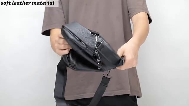 Мужская сумка через плечо Натуральная кожа Барсетка Мужская кожаная сумка для документов планшет смотреть онлайн