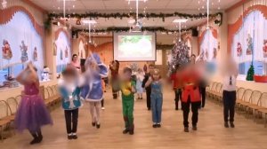 Новогодний общий танец в детском саду