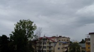 Адлер 2016. Захд самолёта над гостиницей Дубай (день).