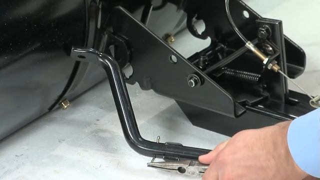 Как установить снегоуборочный отвал для тракторов Husqvarna смотреть онлайн