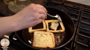 Просто добавьте яйцо в ХЛЕБ, и результат будет потрясающим! Рецепт за 5 минут! Новый рецепт Завтрак