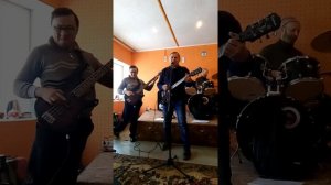 Репетиция ВИА .Сельский ансамбль