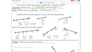 Geometry Lesson: Geometry Terms