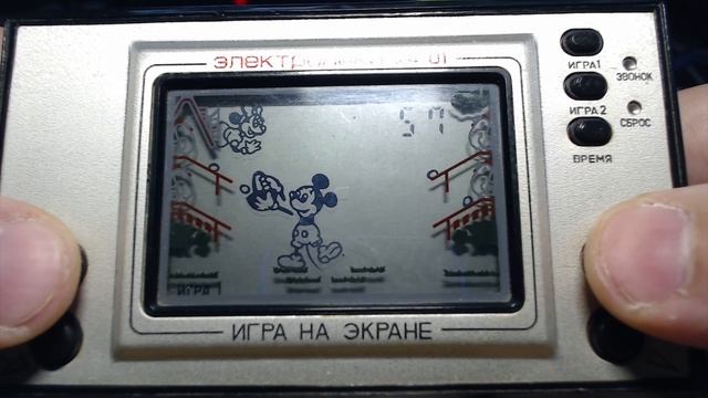 Game & Watch, Электроника 24-01 - Mickey Mouse, Микки Маус Ловит яйца