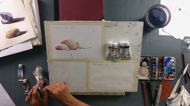 Granulierende Farben im Aquarell | Basic #6