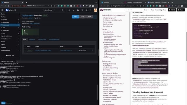 CSI VolumeSnapshot Associated with Longhorn Snapshot смотреть онлайн