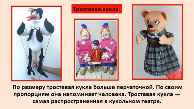 Видео-презентация "Какие бывают куклы в театре кукол".
