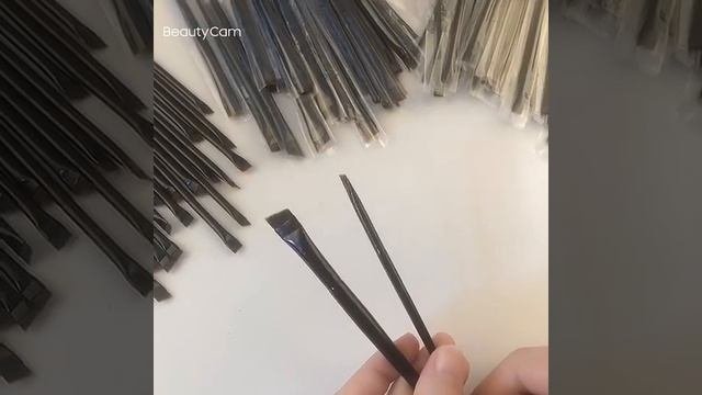 Набор профессиональных кистей для макияжа из натурального материала