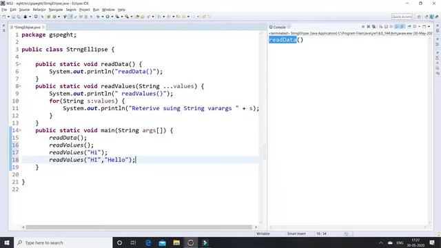 How to Use String varargs in Java смотреть онлайн