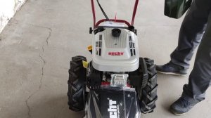 как собрать и запустить сенокосилку HECHT 5060