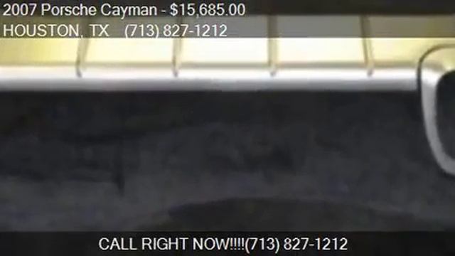 2007 Porsche Cayman S 2dr Coupe for sale in HOUSTON, TX 7705 смотреть онлайн