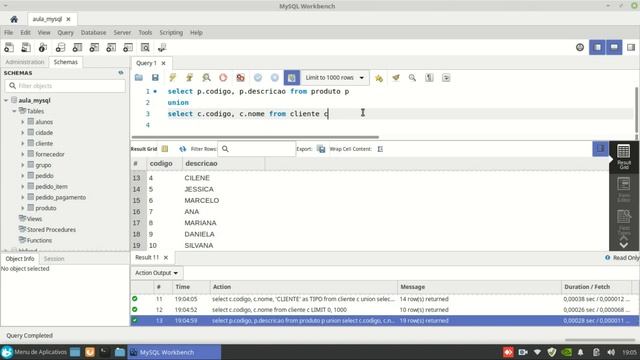 Curso MySQL Server #19 - Union