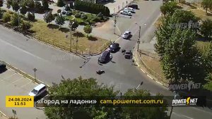 ДТП с мотоциклистом г. Волжский, пл. Труда, д. 19, «ТЦ IDEA» 24-08-2024 11-53