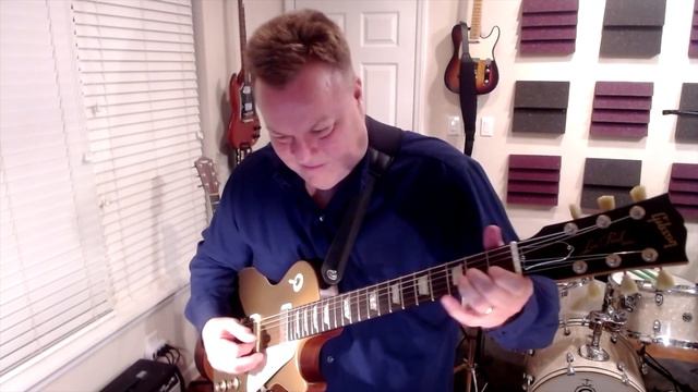 Guitar Solo on Gibson Les Paul GoldTop смотреть онлайн