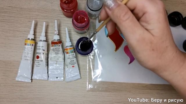 Как сделать витраж на чашке и других поверхностях. смотреть онлайн