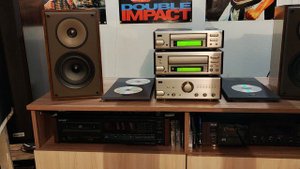Denon PMA-7,5S, DCD-7,5S, DRR-7,5S Presta и акустика Denon SC-E232