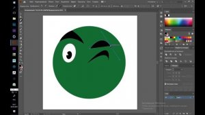 Как нарисовать смайлик в Adobe Illustrator CC с нуля