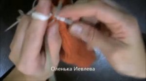 Носки Лисички Спицами! Оленька Иевлева