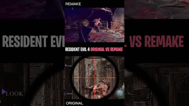 RESIDENT EVIL 4 REMAKE VS ORIGINAL #viral #foryourpage #foryou #residentevil4remake