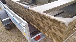 Лодка ПНД 4 м. под аэроглиссер