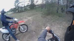 покатушки на питбайке 1часть