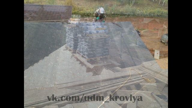 Строительство крыши с покрытием из гибкой черепицы "RUFLEX" от UDM krovlya смотреть онлайн