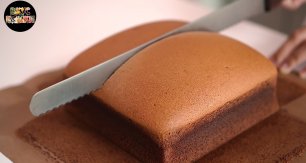 Как сделать самый мягкий шоколадный бисквит в мире! Идеальный торт кастелла без трещин!