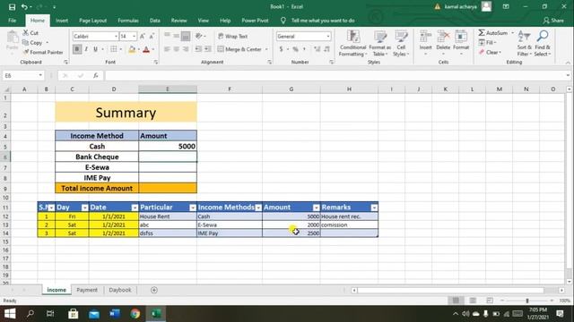 How to create Day Book Report in Excel in Nepali step by step. смотреть онлайн