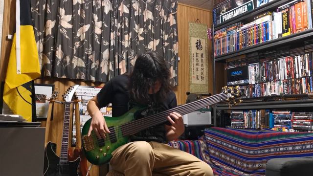 Obscura - "Akroasis" bass cover by Roland Adler. Wolf KTB-6 Fretless Bass смотреть онлайн