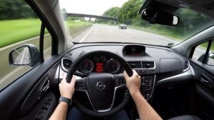 Opel Mokka 1.4 Turbo (2016) - POV on german Autobahn - Top Speed Drive